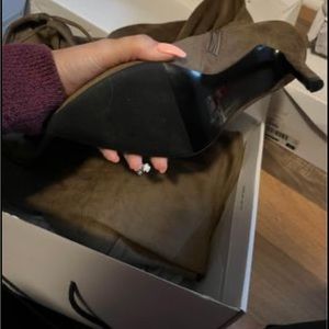 Aldo brown thigh high boots